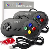 2 Pack Innext Snes Retro Usb Controller Gamepad Joystick Usb