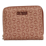 Cartera Guess Con Monogramas Rojos