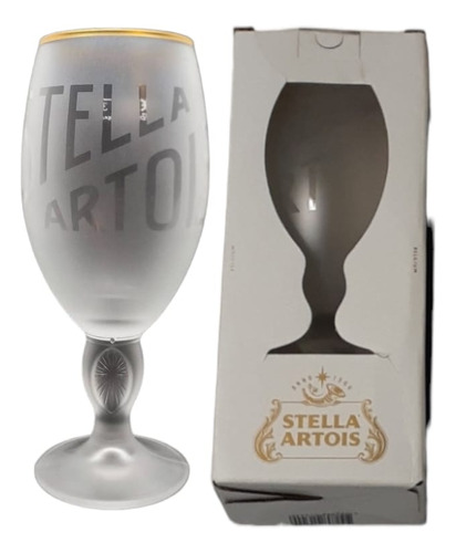 Copa Chalice Cerveza Stella Artois Vintage En Cajita Regalo 