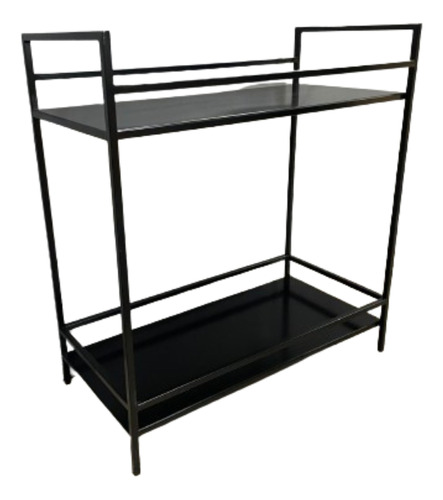 Minibar Chapa Negro Estilo Industrial