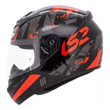 Casco Moto Ls2 352 Rookie Palimnesis Visor Simple Agrobikes