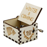 Caja Musical Game Of Thrones Stark Blanco Tema Opening Intro