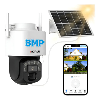 Cámara Solar 4G 8MP Yoosee Para Exterior IP66 Con Panel Recarga Continua 4G | Envío gratis