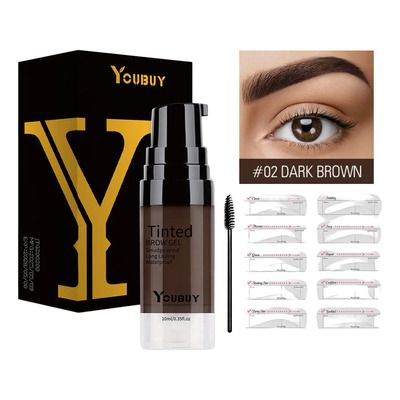 Henna Para Cejas - Gel Ceja Kit Waterproof Larga Duración | Meses sin interés