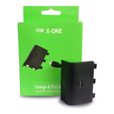 Bateria E Cabo Carregador Controle Xbox One Charge Play Kit