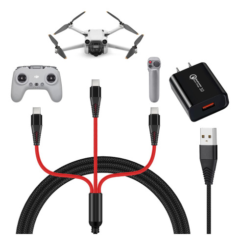 Cargador Para Dji Mini 2 Se, Mini 3 Pro, Air 2s, Avata, Mav.