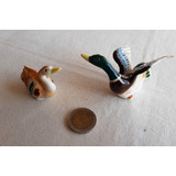 Animales Patos Miniatura.  Porcelana Bone China