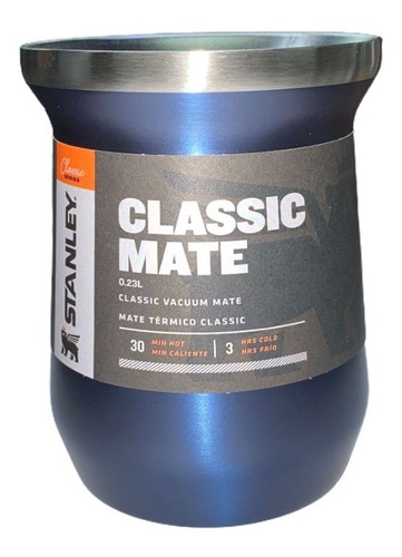 Mate Stanley 236ml 30min Caliente 3h Frio Termico Azul Ningt