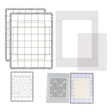 3pcs/set Stick And Stamp Mat And Fixed Stamp Blending T...