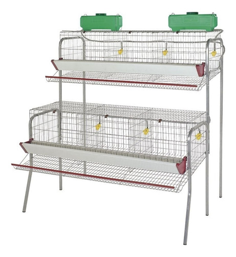 Jaula Bateria Para Gallinas Ponedoras Copele 6 Perchas