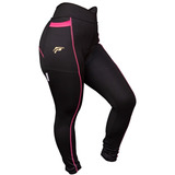 Calça Ciclista Feminina Forro Gel Bike Pazani Sport Pink