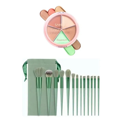 Set De Paleta De Correctores Y 13 Brochas De Maquillaje | Meses sin interés