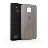 Moto Snap Style Shell Madeira Bamboo Moto Z Z2 Z3 Z4 Novo