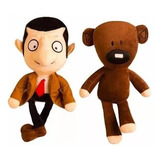 Set 2 Peluches Mr Bean Y Oso Teddy Regalo Detalle 30cm