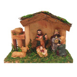 Pesebre Madera Arbol Navidad Decoracion M2 - Sheshu Navidad