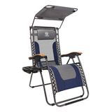 Coastrail Outdoor Silla Reclinable Zero Gravity Con Sombra,.