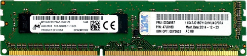 Memoria Ram Ecc 4gb Pc3-12800e