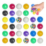 Paquete De 20 Mini Bolas Antiestrés, Coloridas  10small Nvd1