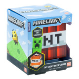 Minecraft Tnt - Luz Con Sonidos Oficiales De Juego, Funciona