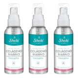 3 Pack Suero Facial Colágeno Marino Shelo