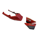 Kit Cacha Bajo Asiento + Colin Ax 100 Rojo Calidad Original