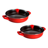 Conjunto 2 Caçarolas Duo Cerâmica Buffet Pomodoro Ceraflame