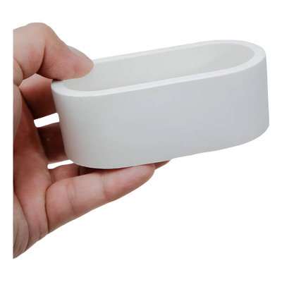 30 Macetas Tina Mini / Velas, Suculentas Y Recuerditos Blanco Tina Mini 5x10x3.5