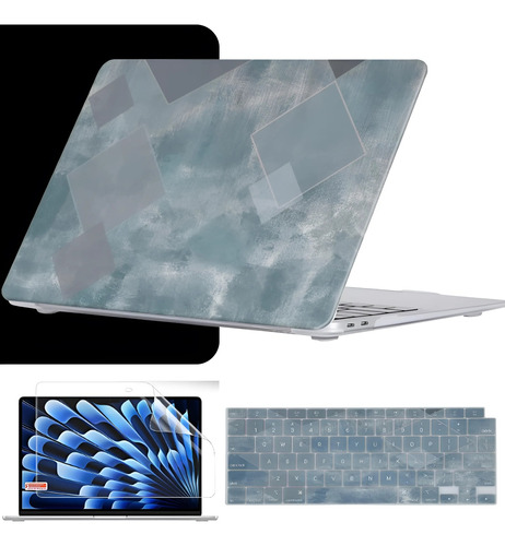 Carcasa Case Macbook Air 13 2020-2018 A2337 + Kit Protección