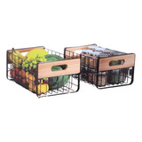 Fruteira Mesa 2 Cestas Organizador Cozinha Banheiro Oferta 