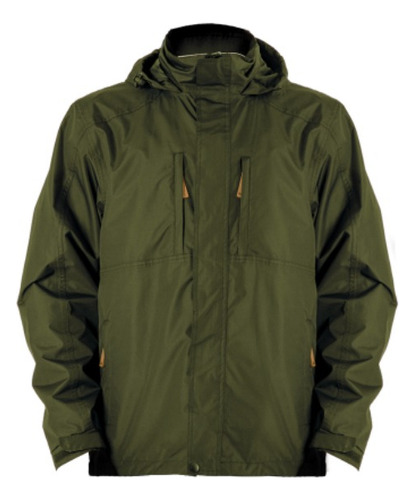 Parka Desmontable Quebec Ottawa 3 En 1 Verde Oliva