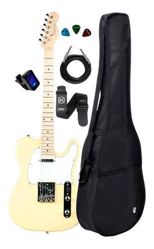 Guitarra Tele Strinberg Tc120s Iv +capa Afinador Cabo Kit 