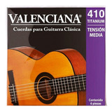 Cuerdas La Valenciana Guitarra Clásica, Acústica Titanio 