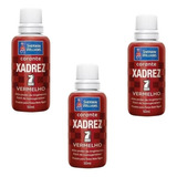 Corante Líquido Bisnaga 50ml Xadrez Vermelho (3 Unidades)