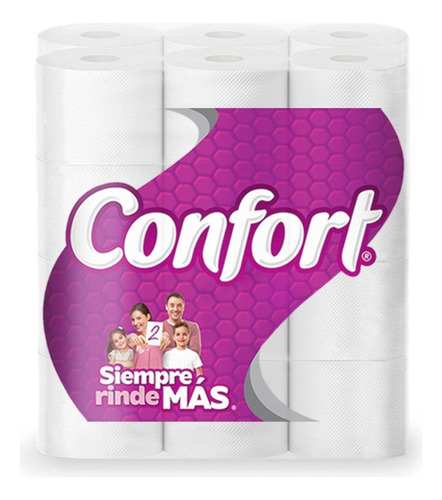 Confort Papel Higienico Doble Hoja 30 Metros 24 Rollos