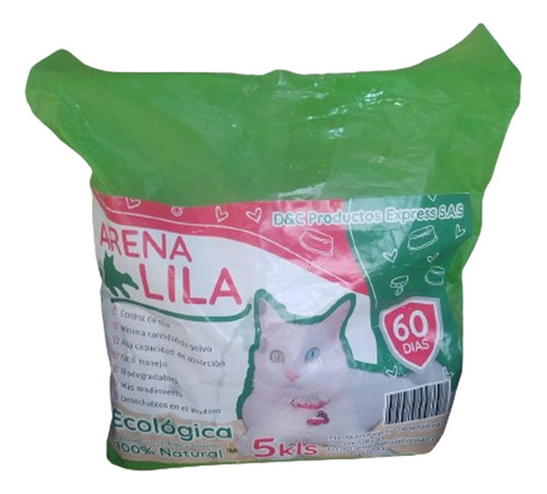 Arena De Gato Lila 5 Kilos