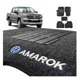 Tapete Amarok Carpete Grafite Bordado Grafia Original