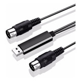 Cable Convertidor Midi Usb, Adaptador De Cable Usb Midi...