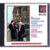 Cd Brahms Sonatas For Piano & Violin, Bronfman, Stern