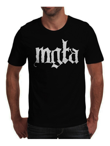 Remeras Black Metal Algodon Talles S Al Xxl