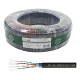 Cabo Multicameras 4x24awg Cftv Externo Blindado 50 Metros