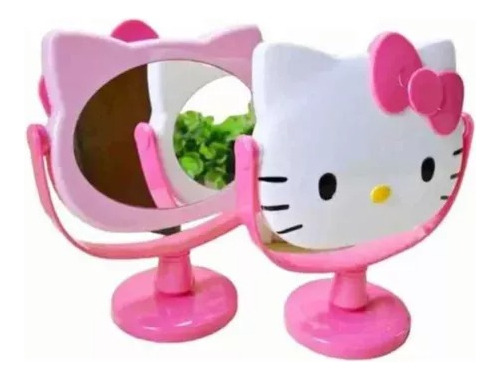  Hello Kitty , Espejo De Tocador Sanrio,3 Colores A Elección