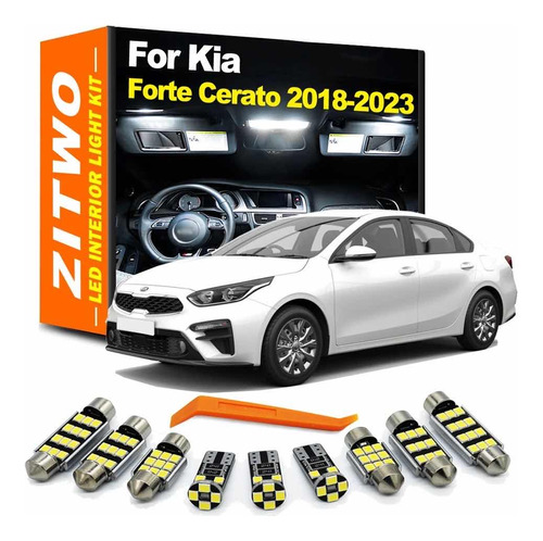 Led Premium Interior Kia Forte 2019 2024 Canbus+ Herramienta