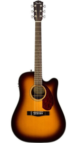 Guitarra Fender Cd-140sce Sunburst, C/estuche, Meses Y Envío