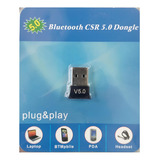 Receptor Usb Dongle Bluetooth 5.0 Pc Mini Conector  