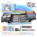 Lápices Colores  Kit Dibujo Unicornio De Arte Profesional