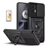 Capa Case Skudo Camshield + Película 3d | Motorola Moto G73