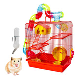 Gaiola Hamster Com Labirinto 3 Andares Super Luxo Lançamento