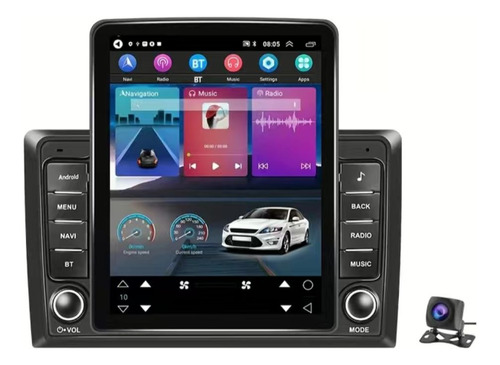 Radio Android Auto 9,5 Vertical 2 Din Wi Fi Gps