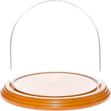 Plymor 5.5  X 5.5  Pantalla De Cristal Domo Cloche (base De 