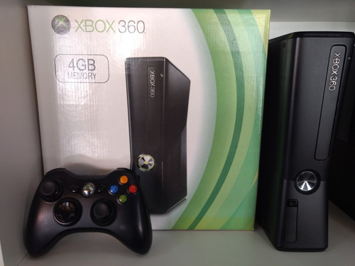 Xbox 360 Slim Rgh 3.0 500gb Freestyle Jogos Controle Cabos